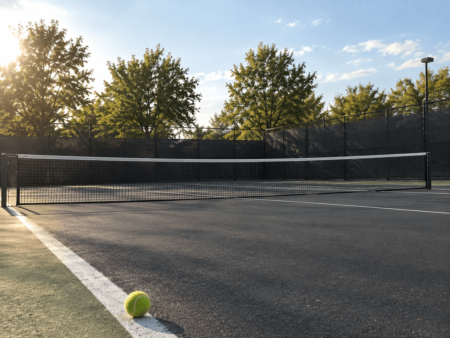 Tennis coaching session